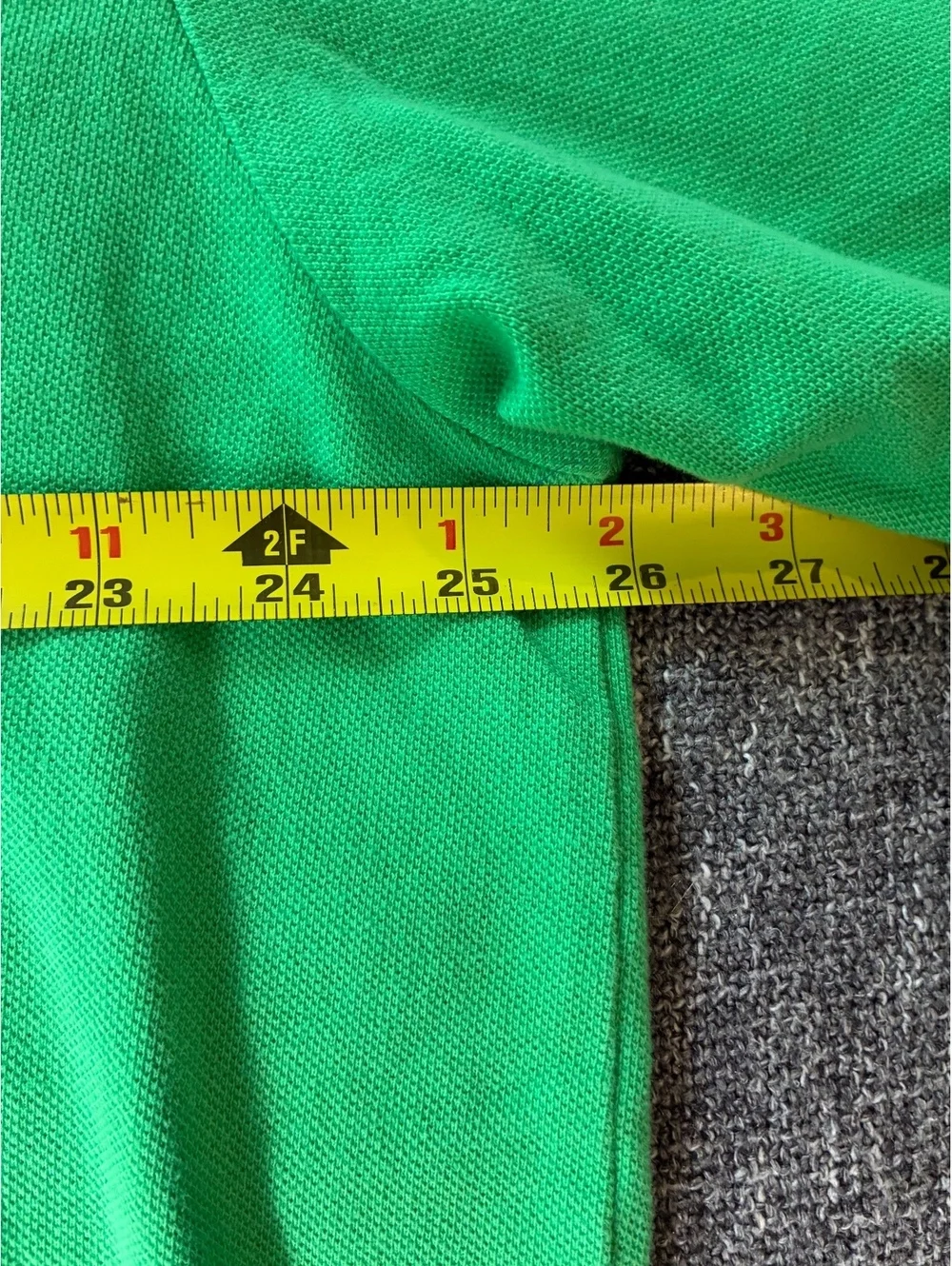 Polo Ralph Lauren XLT Collared Shirt Green Yellow Pony New Edition Great Cond